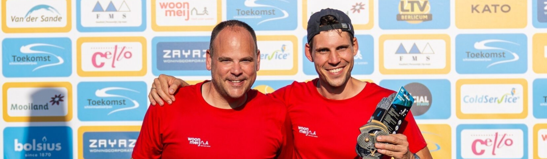 De winnaars: team Woonmeij